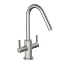 Bristan Cashew Easyfit Monobloc Sink Mixer Stainless Steel 1 Pair