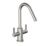 Bristan Cashew Easyfit Monobloc Sink Mixer Stainless Steel 1 Pair