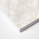 Wilsonart  Matt White Marble Effect Laminate Worktop 3000mm x 650mm x 12mm
