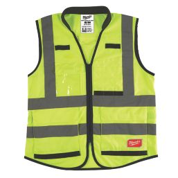 Milwaukee Premium Hi-Vis Vest Yellow Small / Medium 38" Chest