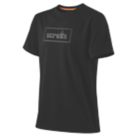 Scruffs  Short Sleeve Organic Work T-Shirt Black X Large 46" Chest