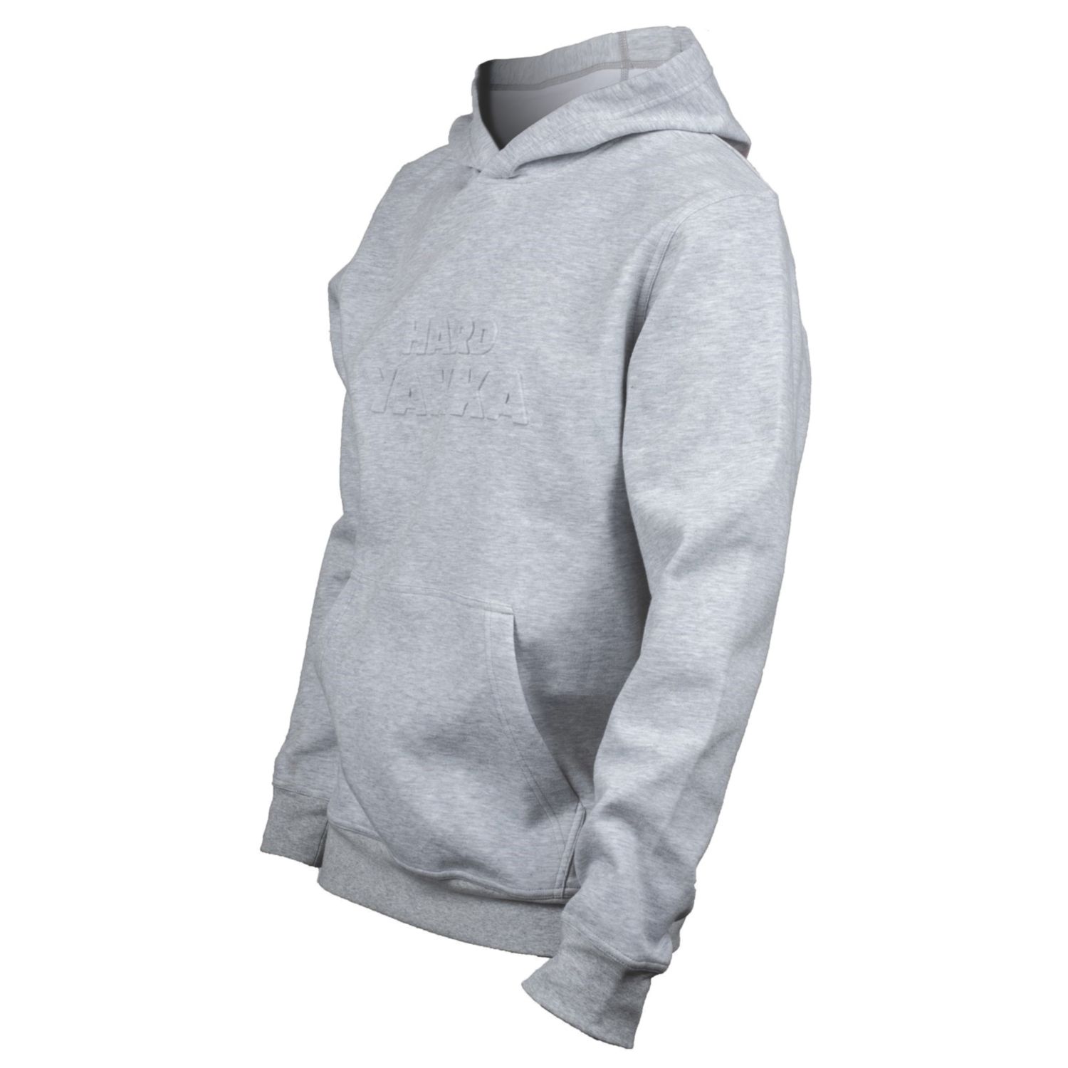 Hard Yakka Embossed Hoodie Light Grey Marl Medium 38" Chest (164RV)