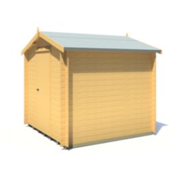 Shire Danbury 8' x 8' (Nominal) Apex Timber Log Cabin