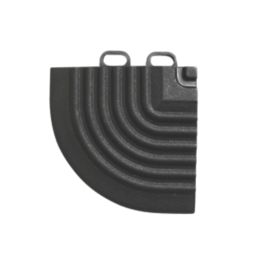 Swisstrax Ribtrax Pro Corner Jet Black 63mm x 63mm 4 Pack