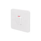Schneider Electric Lisse 50A 1-Gang DP Cooker Switch White with LED