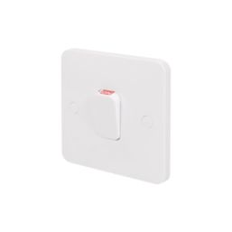 Schneider Electric Lisse 50A 1-Gang DP Cooker Switch White with LED