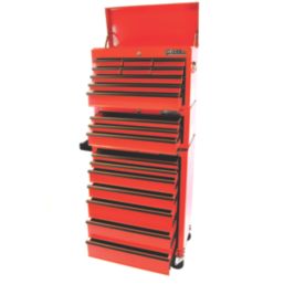 Hilka Pro Craft 19 Drawer Heavy Duty Tool Chest Trolley Screwfix