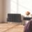 Flomasta 300mm x 605mm 1768BTU Anthracite Horizontal 4 Column Radiator