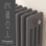Flomasta 300mm x 605mm 1768BTU Anthracite Horizontal 4 Column Radiator