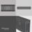 Flomasta 300mm x 605mm 1768BTU Anthracite Horizontal 4 Column Radiator