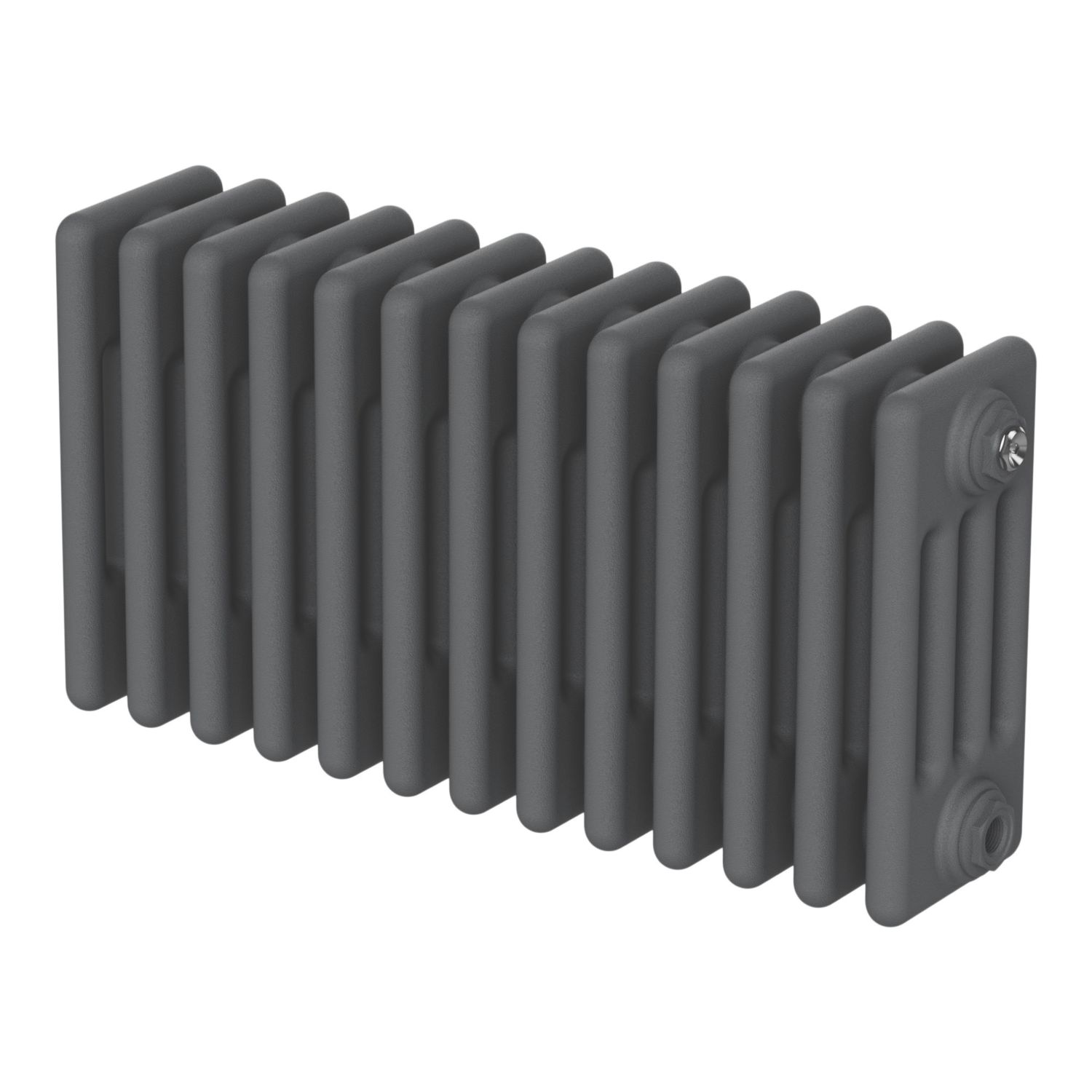 Flomasta 300mm x 605mm 1768BTU Anthracite Horizontal 4 Column Radiator (165AH)