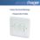 Hager Sollysta WMPS22 10AX 2-Gang 2-Way Light Switch  White