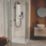 Triton ENlight White / Black 9.5kW Thermostatic Overhead Shower with UNIQ Kit