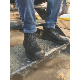 Magnum Vanguard 6.0 Size 12  Black Water-Resistant  Safety Boots