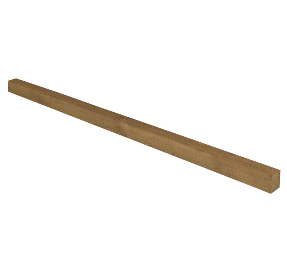 Forest Natural Timber Fence Posts 75mm x 75mm x 1800mm 4 Pack - Screwfix