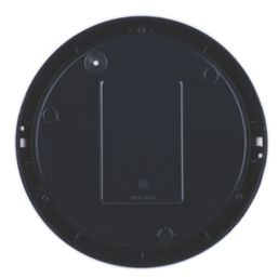 Luceco Eco Indoor & Outdoor Round LED Bulkhead With PIR Sensor Black / White 10W 700lm