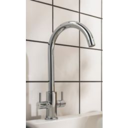 Streame by Abode Marido Swan Dual Lever Mono Mixer Chrome
