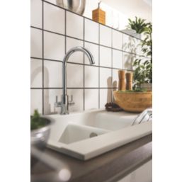 Streame by Abode Marido Swan Dual Lever Mono Mixer Chrome