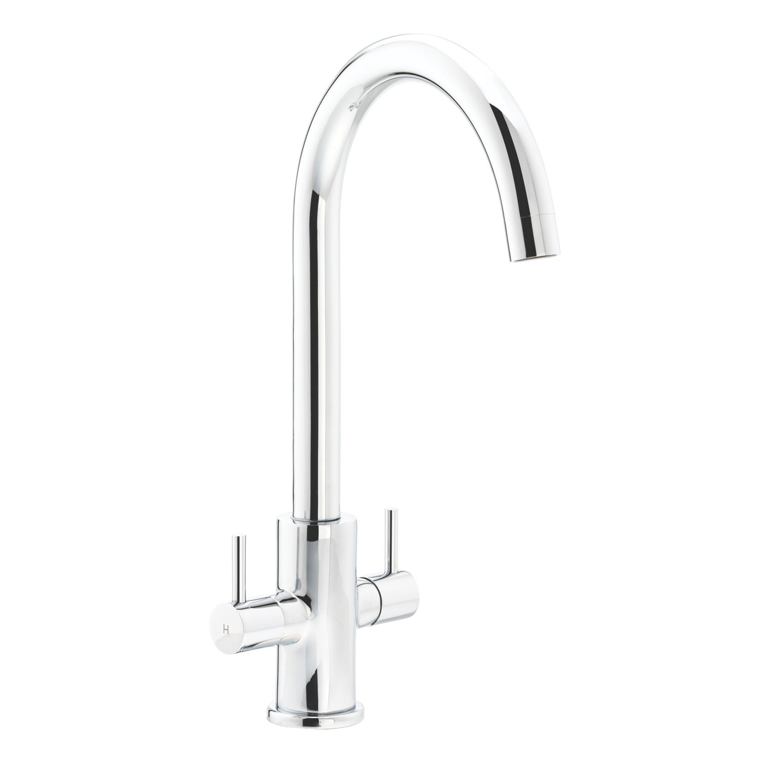 Streame by Abode Marido Swan Dual Lever Mono Mixer Chrome (165JM)