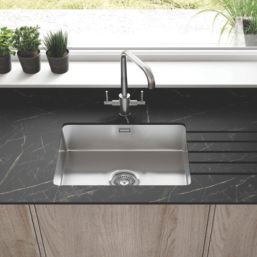 Wilsonart Matt Black Stone Effect Compact Laminate Upstand 3000mm x 100mm x 12mm
