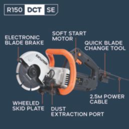 Evolution R150DCT-SE 150mm  Electric Disc Cutter 230V