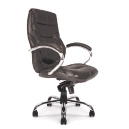 Nautilus Designs Sandown High Back Executive Chair Black
