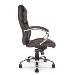 Nautilus Designs Sandown High Back Executive Chair Black