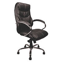 Nautilus Designs Sandown High Back Executive Chair Black