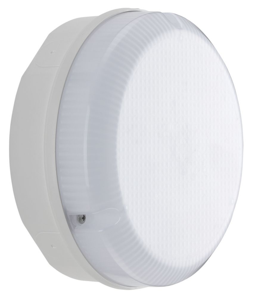 Luceco  Outdoor Round LED Bulkhead White 9W 1150lm
