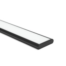 VEW Bar 350mm Rechargeable Battery-Powered LED Cabinet Light Black with PIR Sensor 230lm