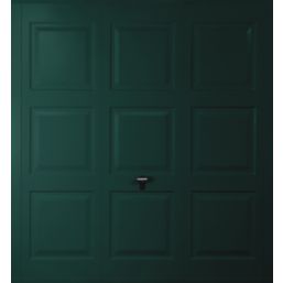 Gliderol Georgian 8' x 6' 6" Non-Insulated Frameless Steel Up & Over Garage Door Moss Green