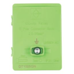 Lewden 100A 5-Way 2.5-35mm² Connector Block Green