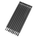 Erbauer  1/4" Hex Shank Mixed Impact Screwdriver Bit Set 9 Pcs