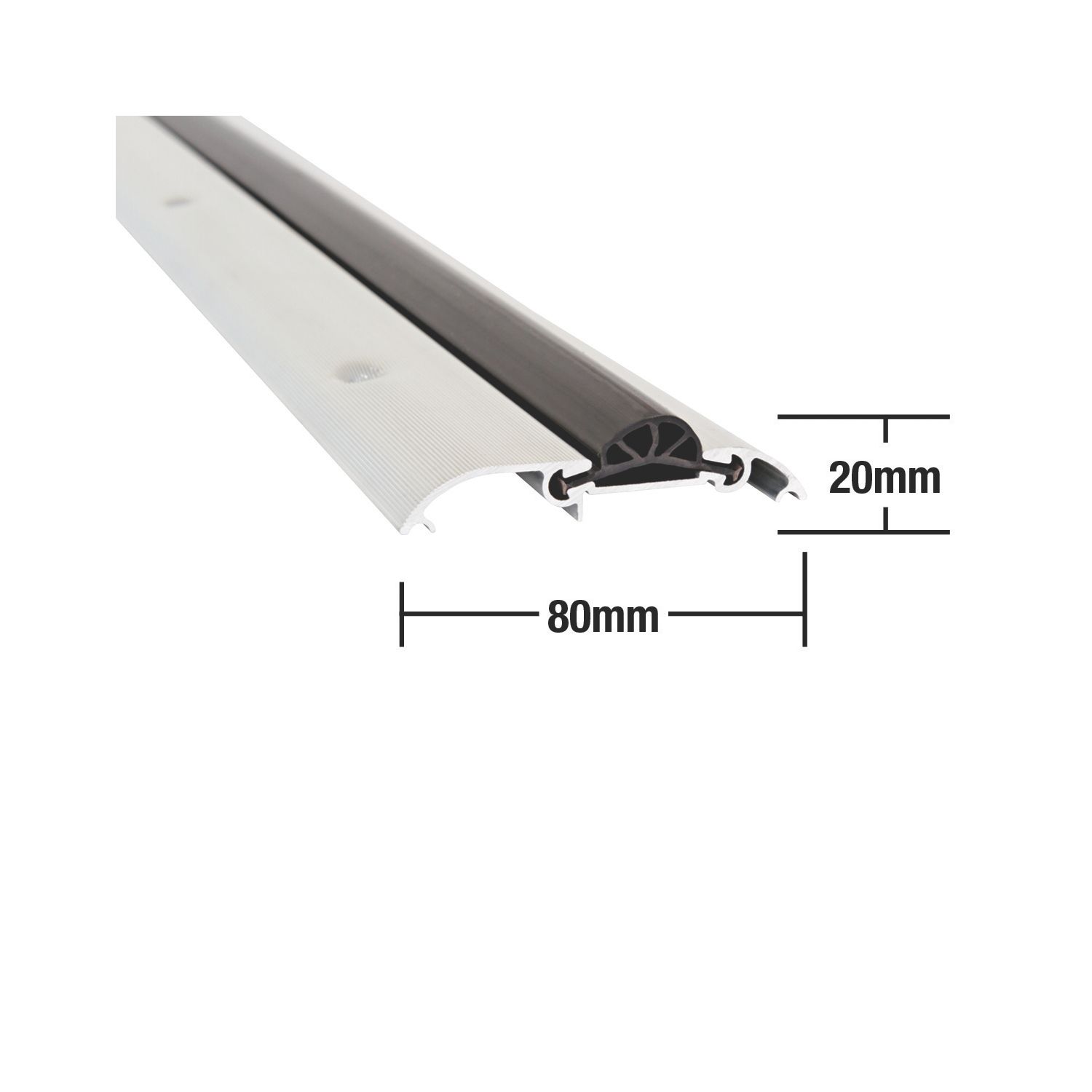 Stormguard Compression Draught Excluder Aluminium 0.91m (16655)