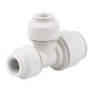 JG Speedfit  Plastic Push-Fit Reducing Tee 22mm x 15mm x 15mm