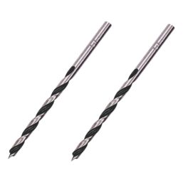 Straight Shank Brad Point Wood Drill Bits 3mm x 61mm 2 Pack Screwfix