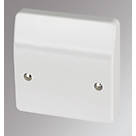 MK Logic Plus 45A Unswitched Cooker Outlet Plate  White