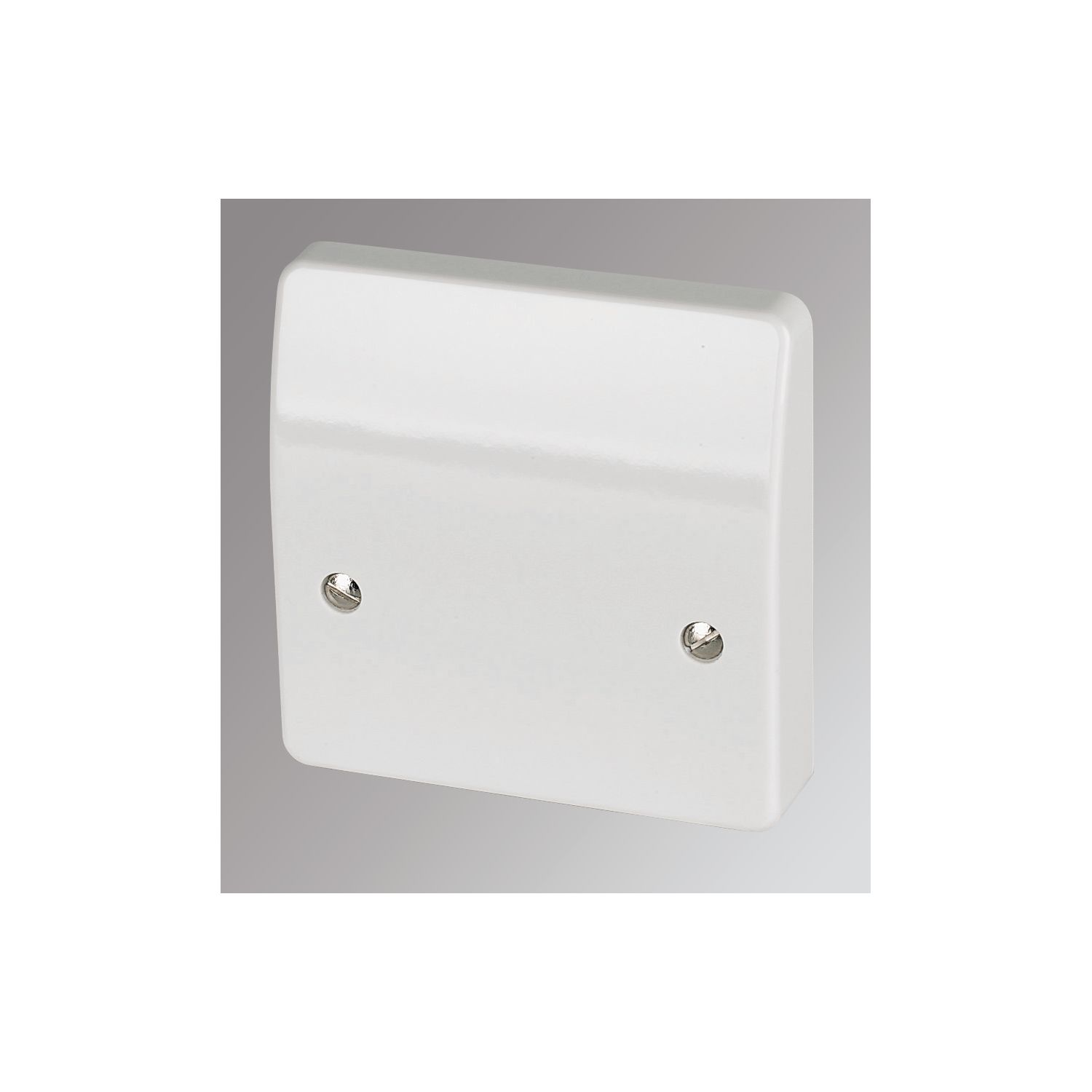 MK Logic Plus 45A Unswitched Cooker Outlet Plate White (16686)