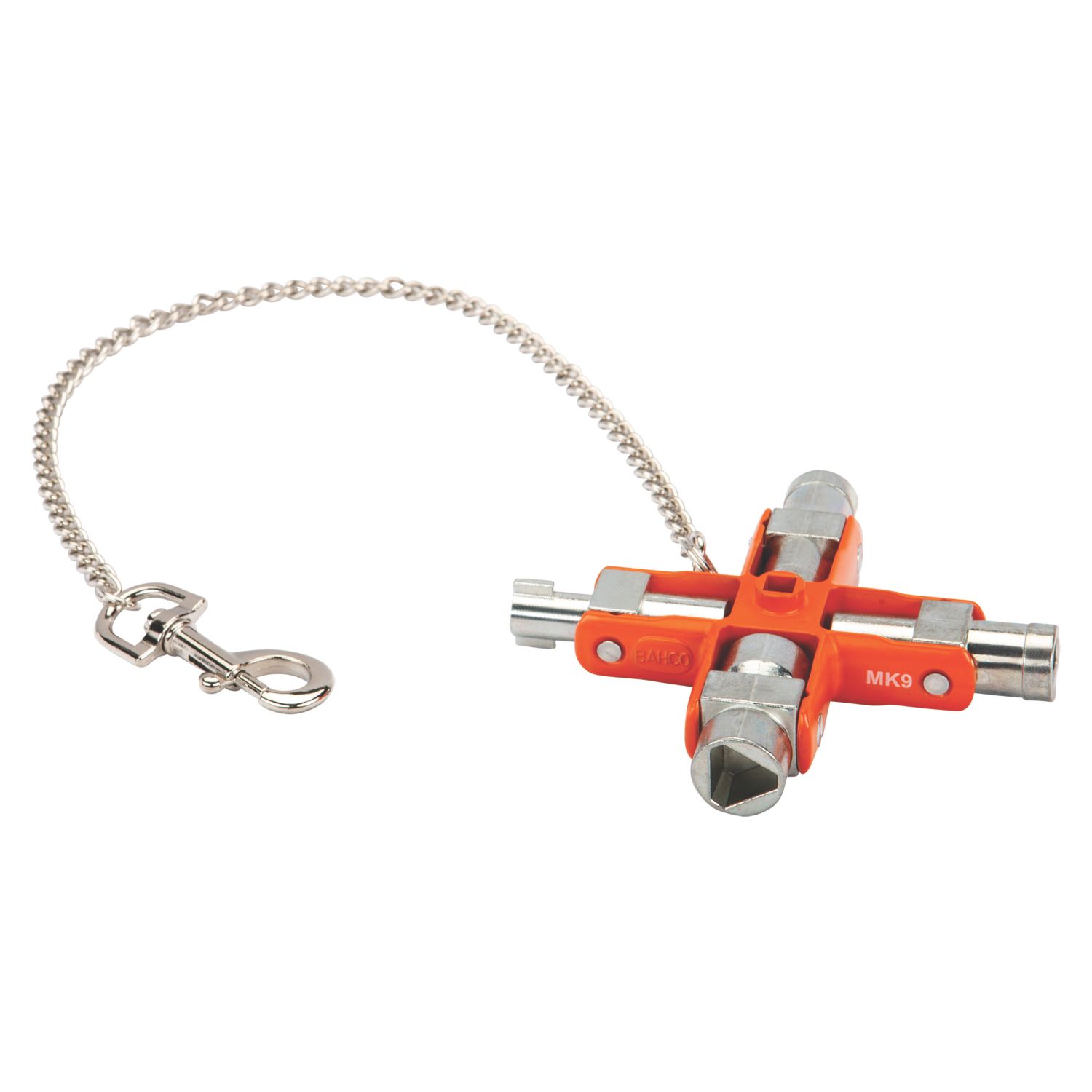 Bahco 9-Way Radiator & Services Cabinet Key (1668F)