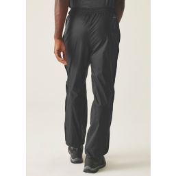 Regatta Active Waterproof  Overtrousers Black Medium 33.8" W 31" L