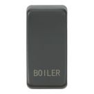 Knightsbridge 'BOILER' Switch Cover Anthracite