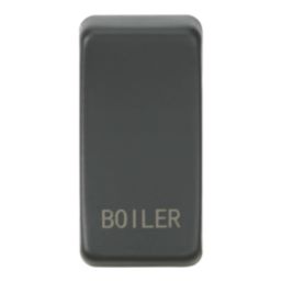 Knightsbridge 'BOILER' Switch Cover Anthracite