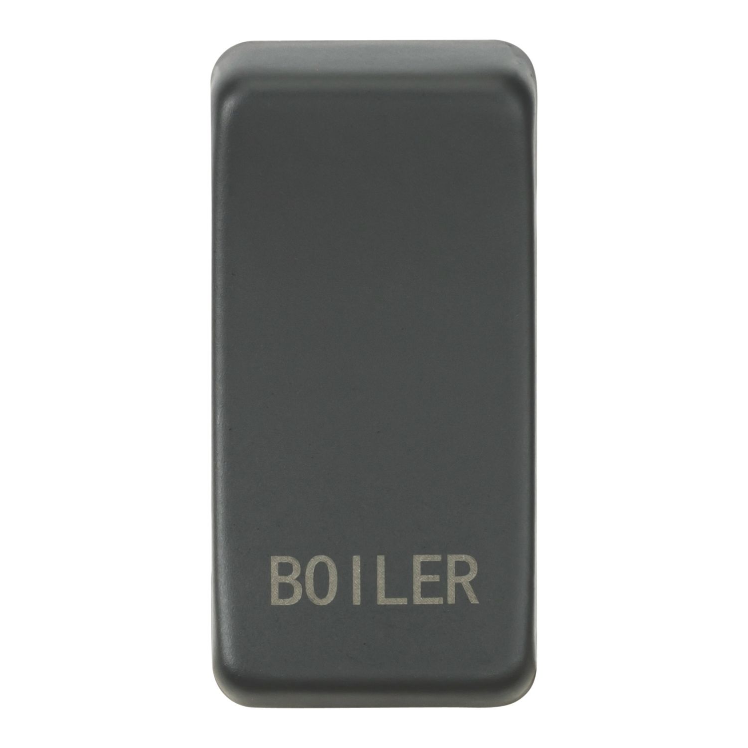 Knightsbridge 'BOILER' Switch Cover Anthracite (166CR)
