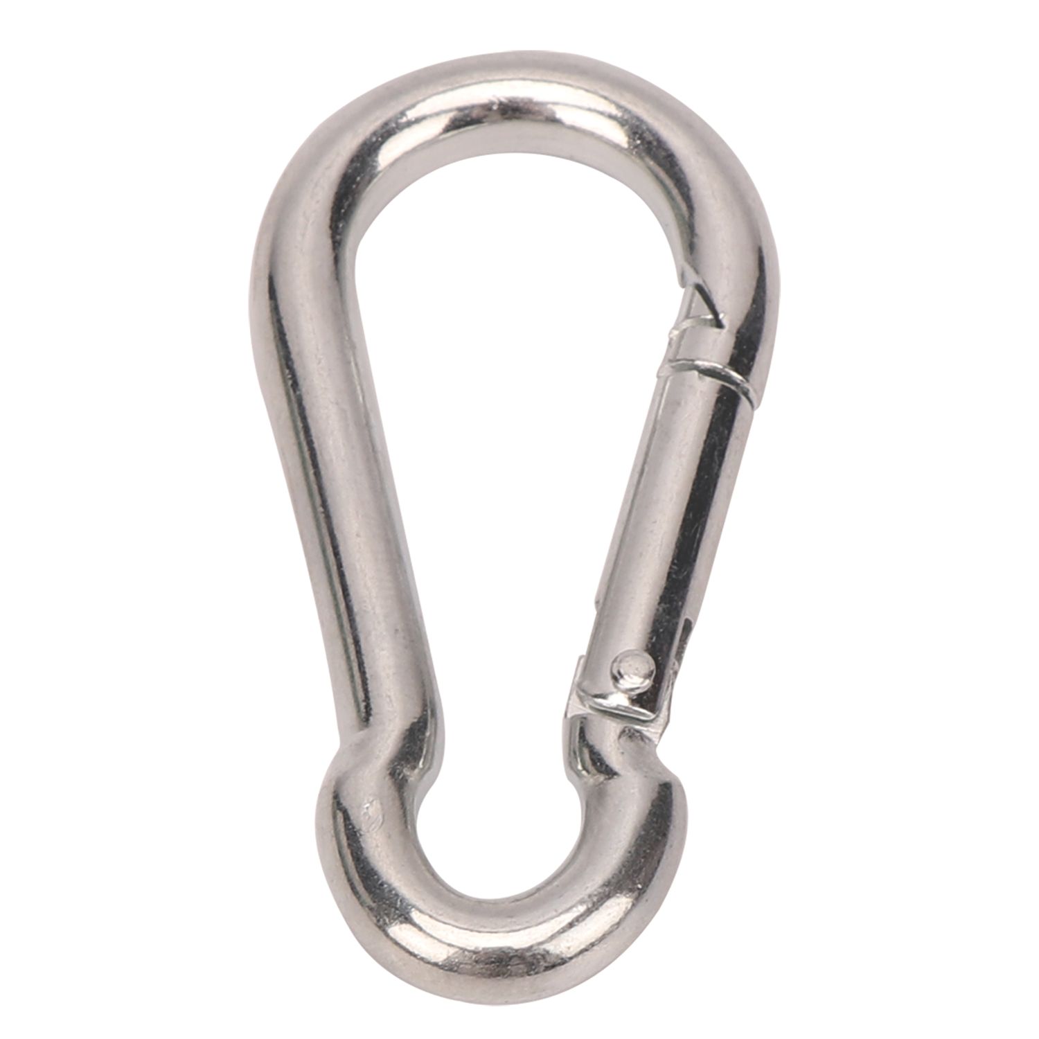 Essentials Karabiners Silver 60mm x 6mm 10 Pack (166FE)