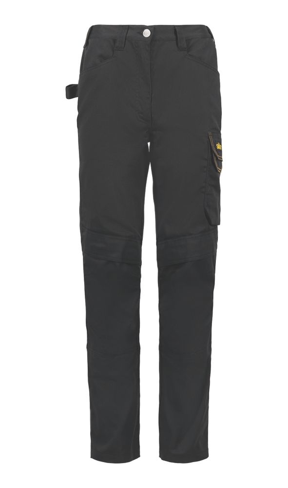 Arco Responsible Men's Black Cargo Trousers with Kneepad Pockets