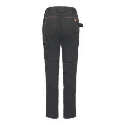 Site Heyward Womens Trousers Black Size 8 31 L - Screwfix