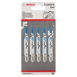 Bosch  T118EFS Sheet Stainless Steel Jigsaw Blade 83mm 5 Pack