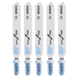 Bosch  T118EFS Sheet Stainless Steel Jigsaw Blades 83mm 5 Pack