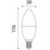 4lite  E14 Candle LED Smart Light Bulb 4.9W 470lm 2 Pack