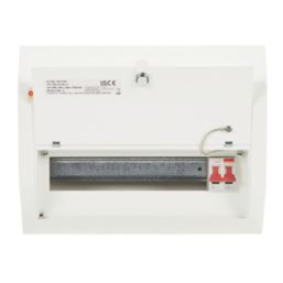 Contactum Defender 1.0 14-Module 12-Way Part-Populated  Main Switch Consumer Unit